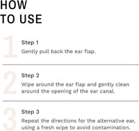 Eye Envy Fresh Ear Cleaning Wipes for Dogs. Made in The USA from Natural Ingredients. Unscented. Prevents Infections. Safe and Non-Irritating. Removes Dirt, Debris, and Wax buildup. 60 Count.