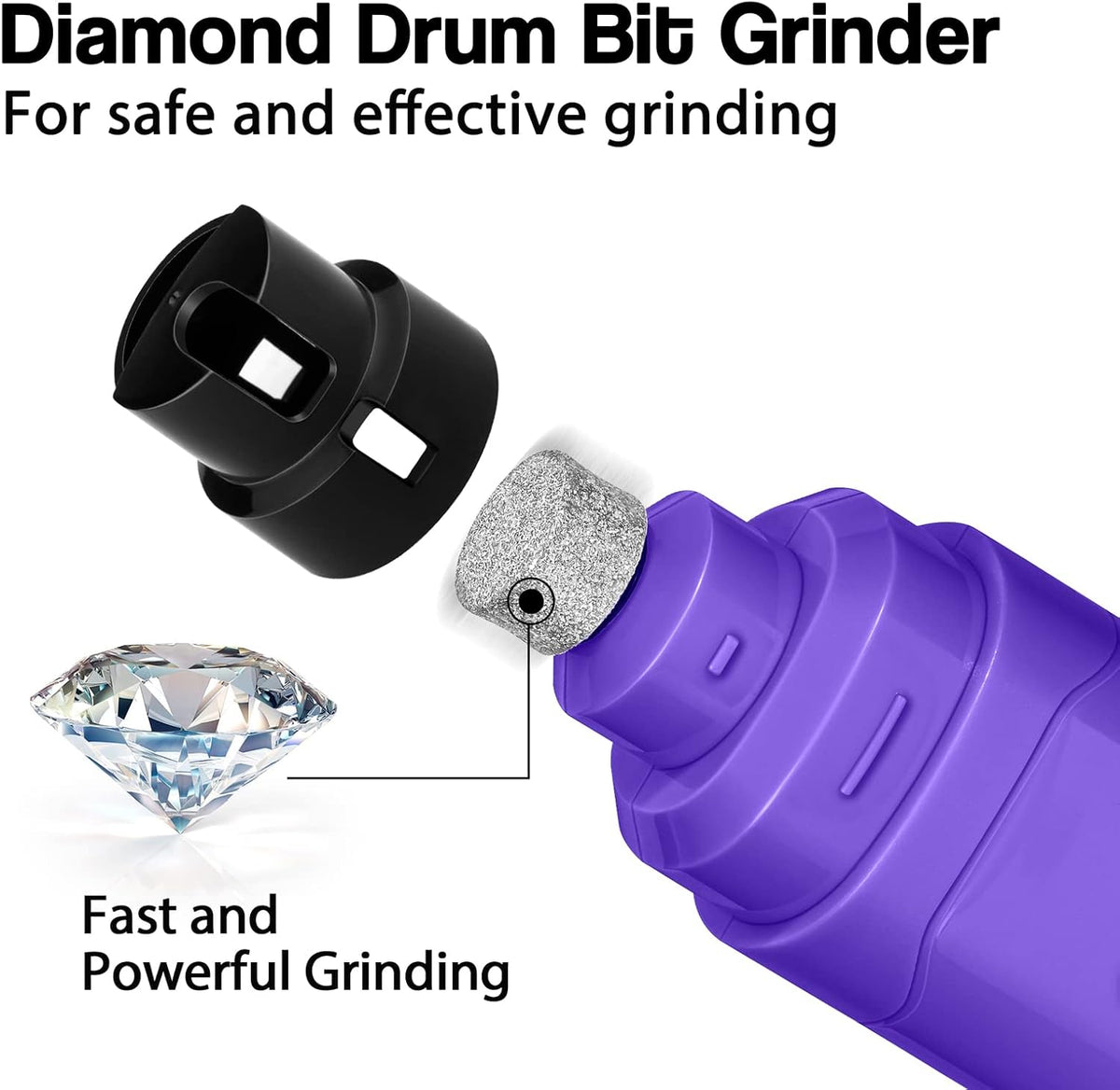 Casfuy Dog Nail Grinder Upgraded - Purple - image 2