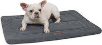 Made4Pets Dog Crate Pad Bed for Medium Dogs, Washable & Reversible, Anti-Slip Kennel Mat for Cozy Sleeping, Soft Fluffy Dog Bed for Indoor & Outdoor Use, 29"x21", Dark Gray