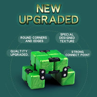 QIYI Little Golden Elephant Upgraded Infinity Cube Fidget Toy - image 2