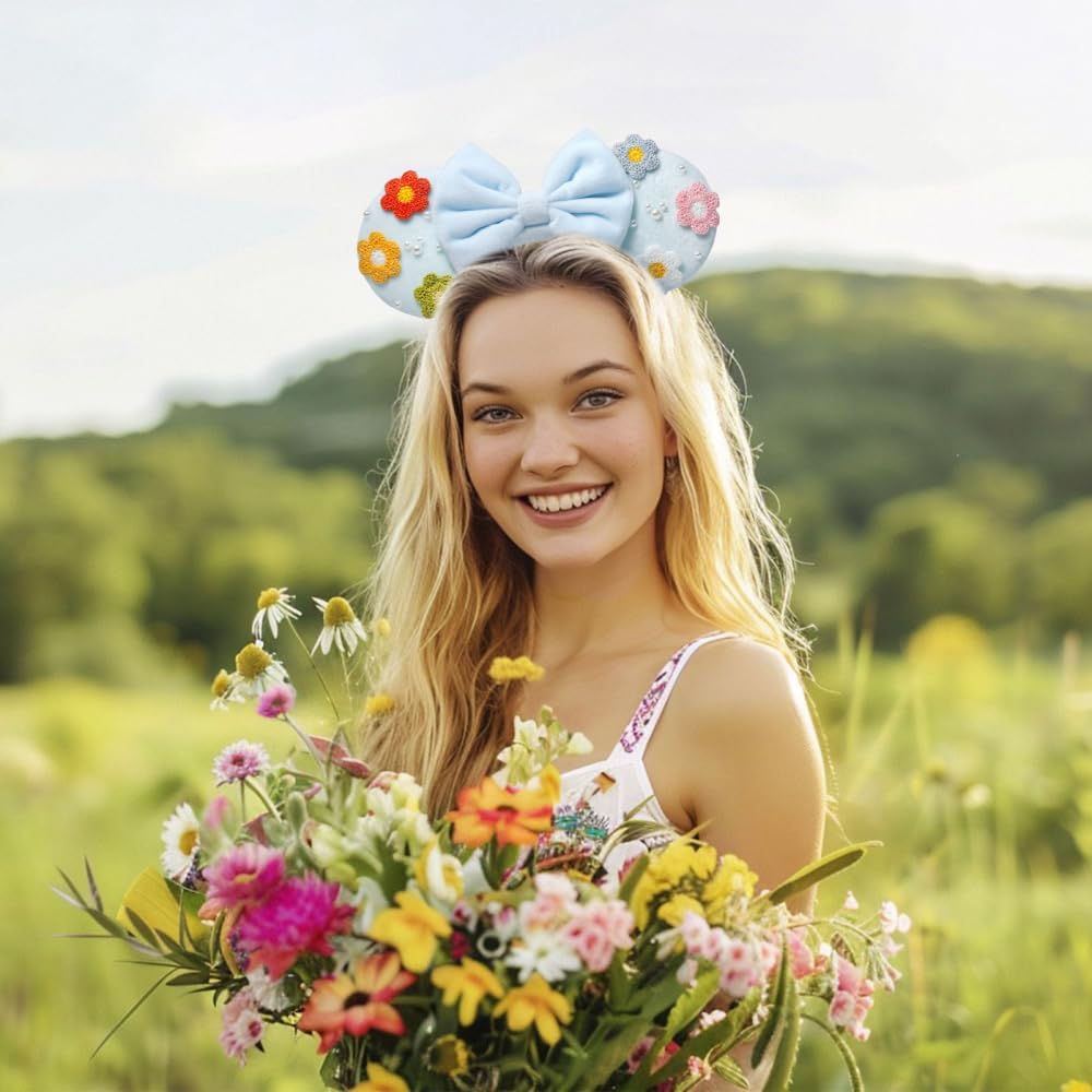 UNSPAZ Mouse Ears Headbands - Baby Blue - image 4