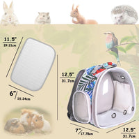 Bearded Dragon Travel Carrier, Lizards Carrier - Multicolor / Backpack - image 2