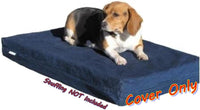 Dogbed4less 40X35X4 Inches Blue Color Durable Denim Jean Dog Pet Bed - 35"X20"X4" - image 2