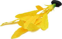 Silk Aquarium Plants, 12 Inch Artificial Silk Plants Decorations – Essentials for Fish - Yellow / 2 Pack - image 3