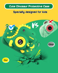 Kids Camera, Dinosaur Toddler Digital Camera for Ages 3-12 Boys Girls Childrens, Christmas Birthday - image 3