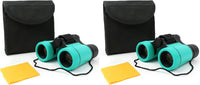 Scotamalone Kids Toy Binoculars Shock Proof for Age 3-12 Years Old - light blue / one pc (Pack of 2)
