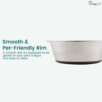 Deep Stainless Steel Dog Bowls, 3 US Cup Each - 2 Bowls / 8 Cups - image 4