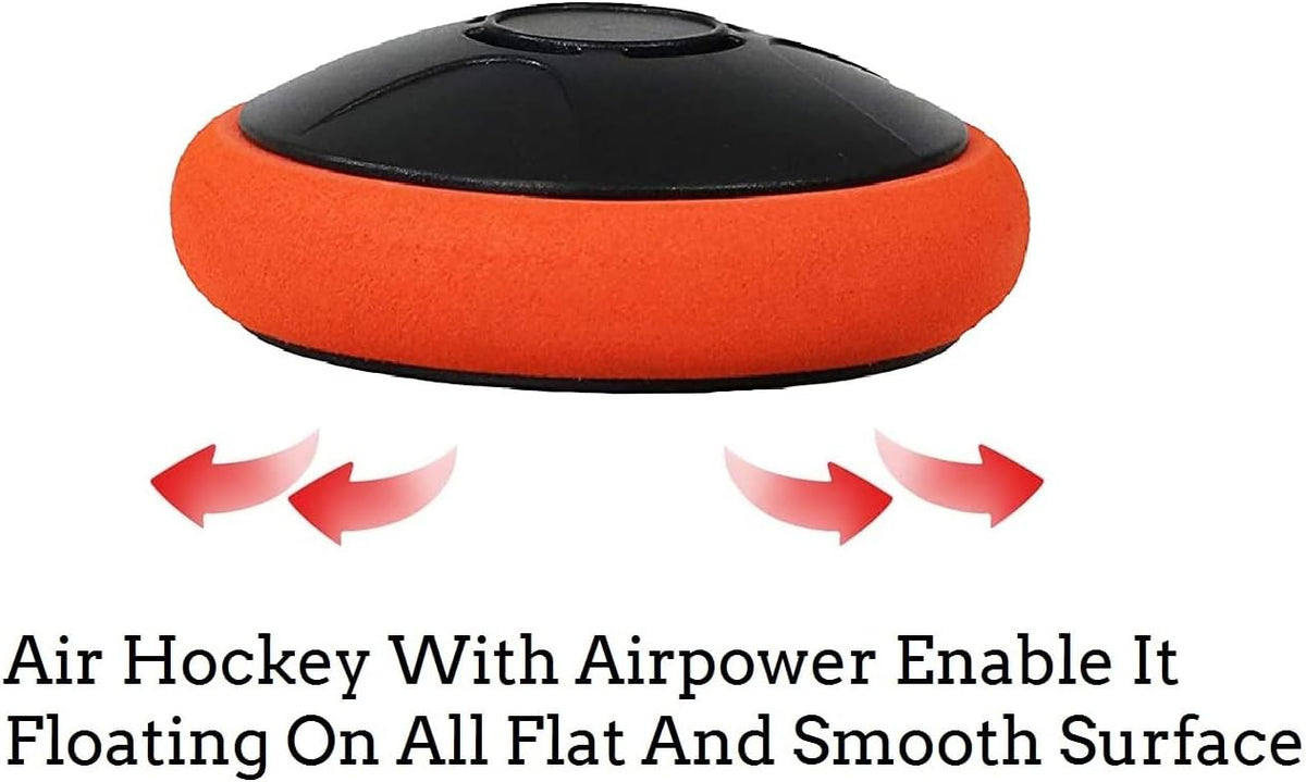 Rechargeable Hover Air Hockey Puck and Paddles - red - image 2
