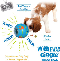 Wobble Wag Giggle Ball, Interactive Dog Toy - Treat - image 4
