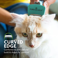 FURminator Medium to Large Cat deShedding Tool for Short Hair – Essentials for Cats - Small / short hair - image 4