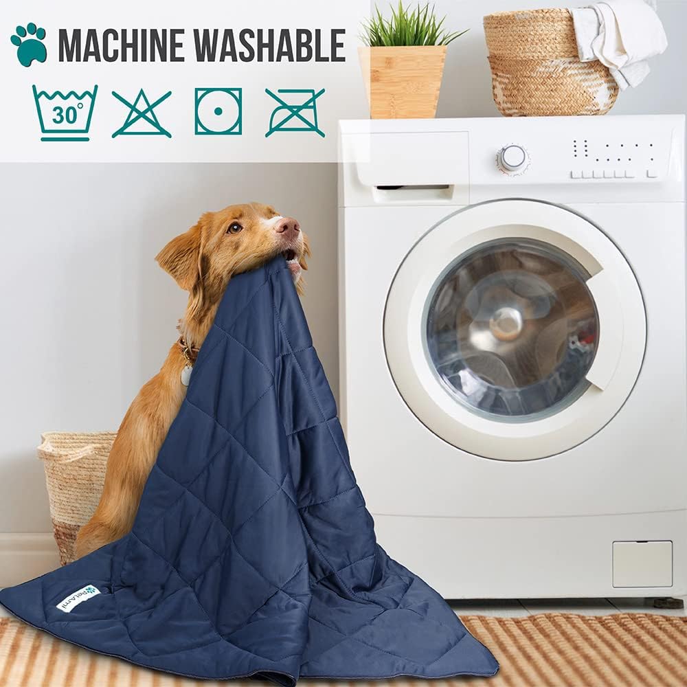 PetAmi Cooling Dog Blanket Lightweight for Small Pet Cat, 24x32 - Navy Blue / Large (40x60) - image 4
