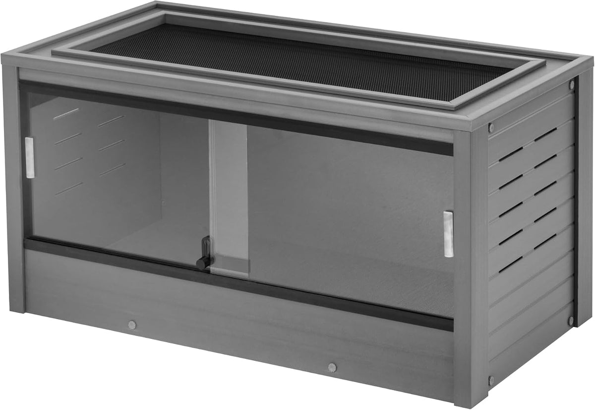 New Age Pet ECOFLEX 48" Mojave Reptile Enclosure, Maple - Grey / Medium