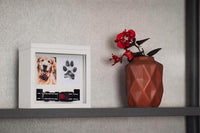 Black Dog Urn for Ashes 4 Customizable Displays Ink Paw Print Kit – Essentials for Dogs - White - image 2