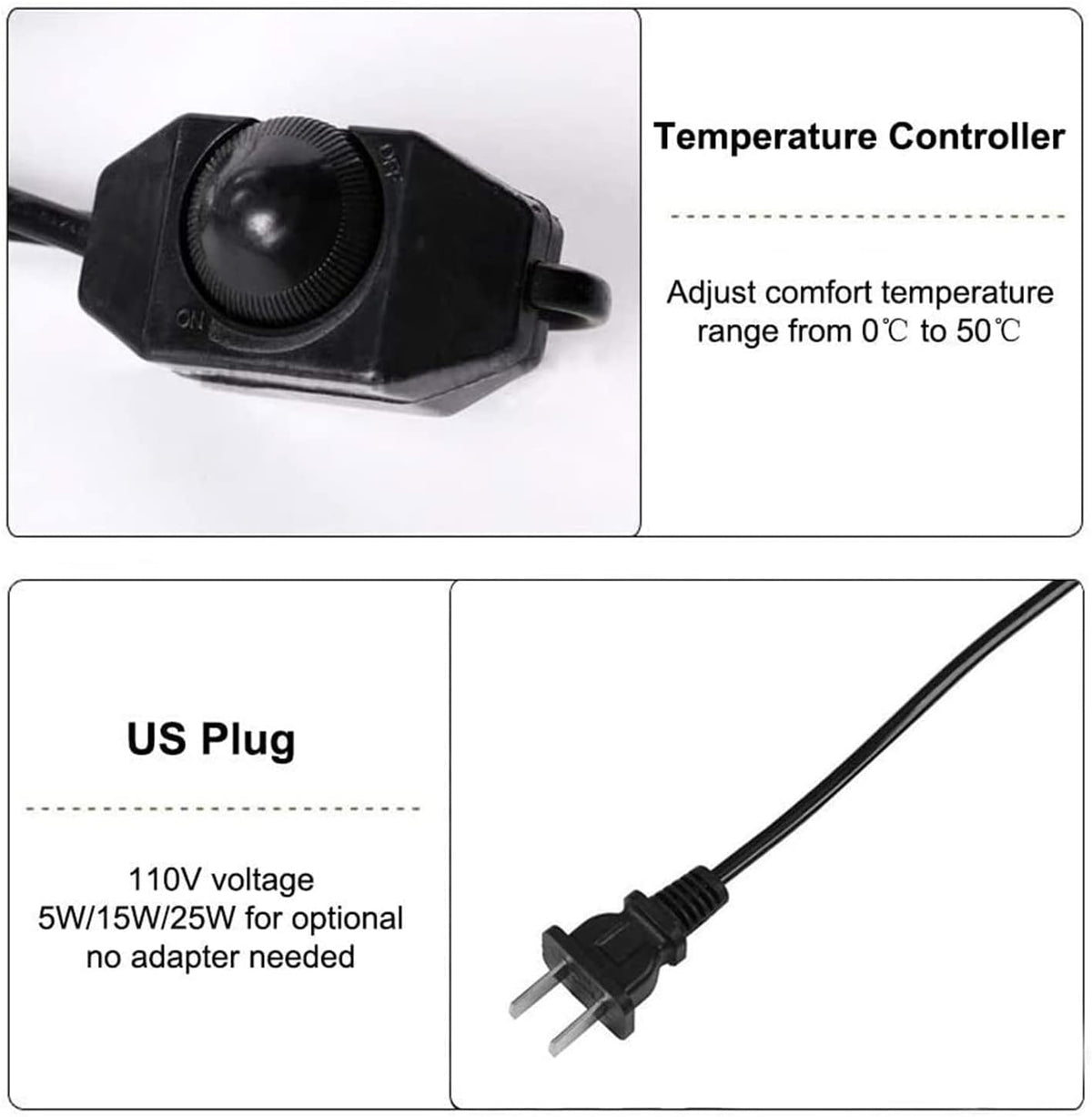 KABASI Reptile Heat Mats with Temperature Adjustment - image 3