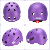 KAMUGO Kids Bike Helmet Set - Purple - image 2