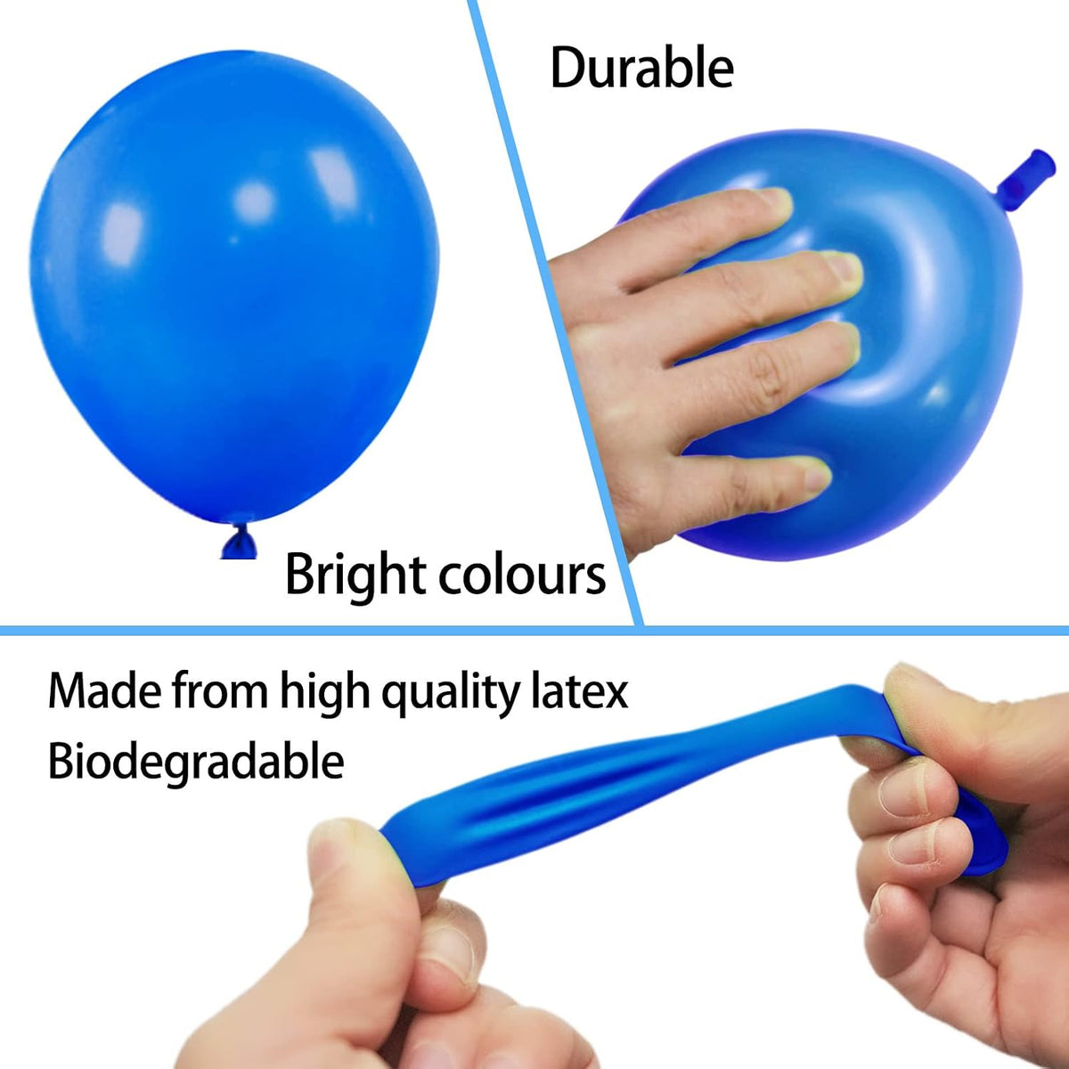 200pcs Balloons 5 Inch Assorted Colors - A01-multi / 5inch (small) - image 3