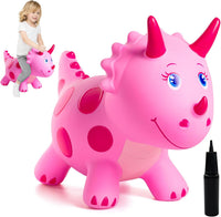 ZOOJOY Inflatable Horse Hopping Toy - Pink Dinosaur