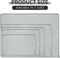 Reopet Silicone Pet Feeding Mat - Mist / 18.5" x 11.5" - image 2