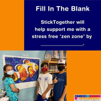 StickTogether Starry Night mosaic sticker poster kit, 40 x 36 inch - view 30