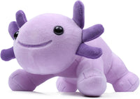 Axolotl Plush Toy, 10.8” Soft Cute Axolotl Stuffed Cotton Plush Pillow Kawaii Salamander Animal - Purple - image 4