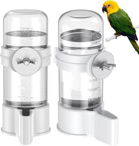 Pawfly 2 Pcs Bird Water Dispenser, Automatic Water Feeder - 2 PC / White