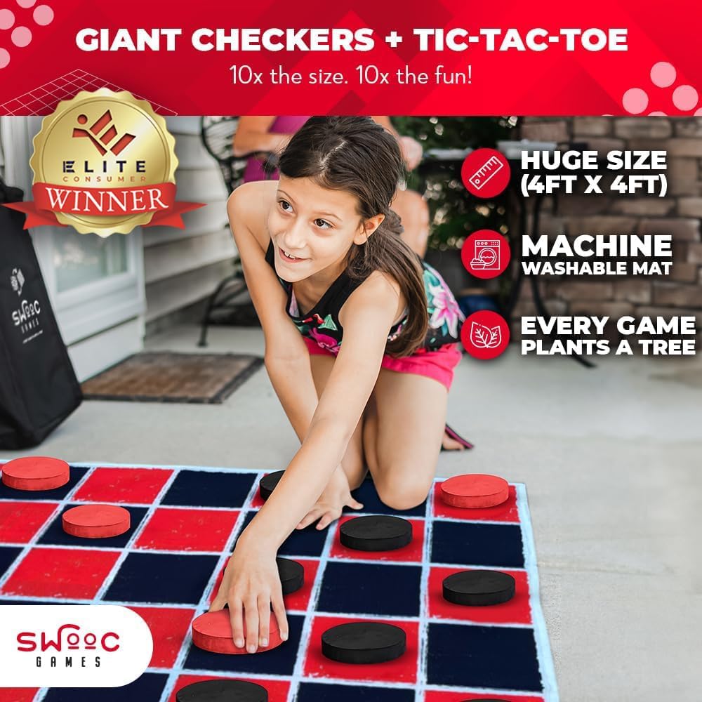 Swooc Games, 100% Machine-Washable Canvas - 4ft x 4ft - image 2