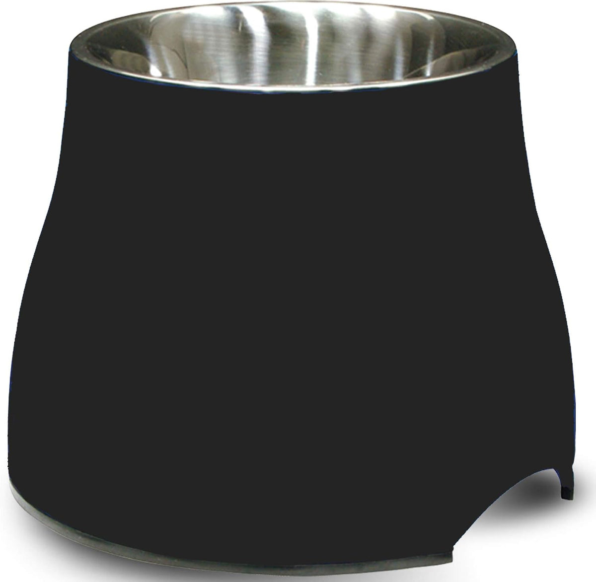 Dogit Elevated Dog Bowl for Large Dogs, White – Essentials for Dogs - Small / Black