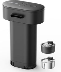 oneisall 108oz/3.2L Wireless Stainless Steel Cat Water Fountain – Essentials for Cats - Pump