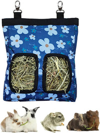 RIOUSSI Guinea Pig Hay Feeder - Blueflower / M - 13"x9"x2"
