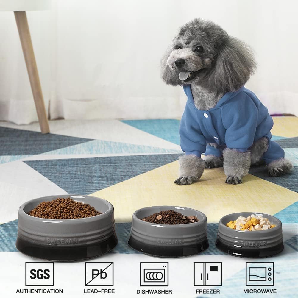 Sweejar Gradient Dog Bowl - Large (32oz) / Gradient Grey - image 2