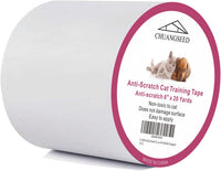 Anti Cat Scratch Tape, 4" x 30Yds, Transparent, Double Sided - 6" x 20Yards