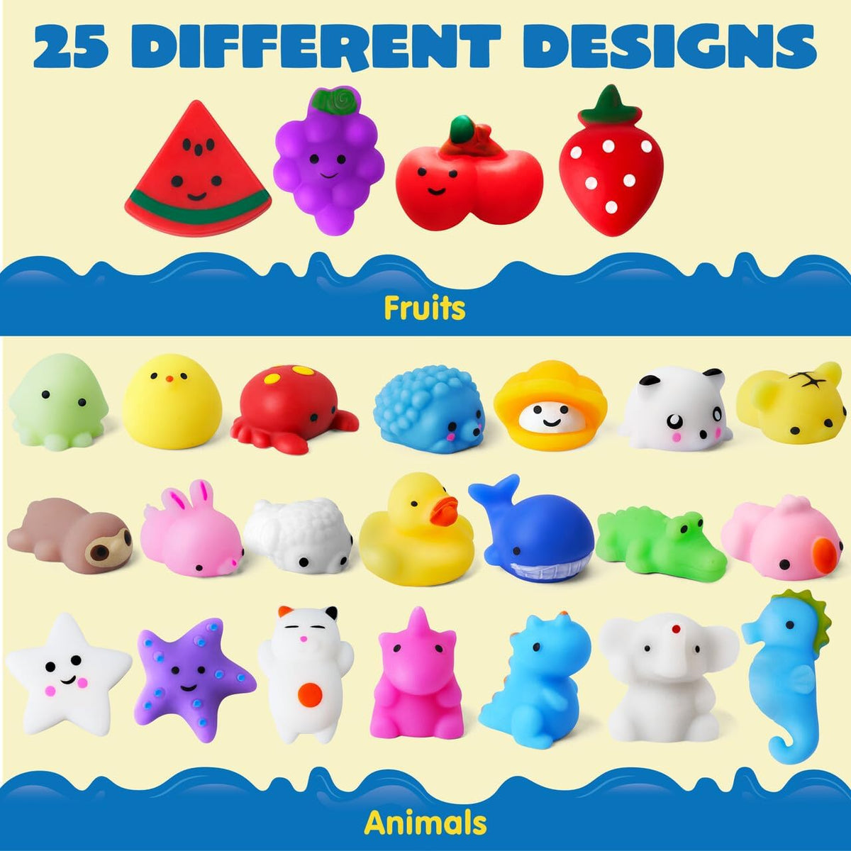 JOYIN Mochi Squishy Toys Set, Random 25 Pack Mini Squishy Mochi - 50 - image 3
