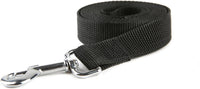 Nylon Dog Training Leash, Traction Rope - 1'' x 6 FT / Black - image 2