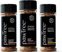 pawTree Unleash Your Inner Chef - pawPairings Pet Food Topper - 3Pack (Salmon, Beef, Chicken Liver)