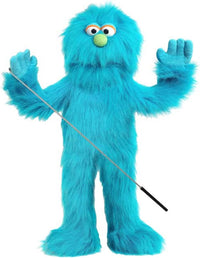 30" Blue Monster Puppet, Full Body Ventriloquist Style Puppet – Fun for Kids & Family