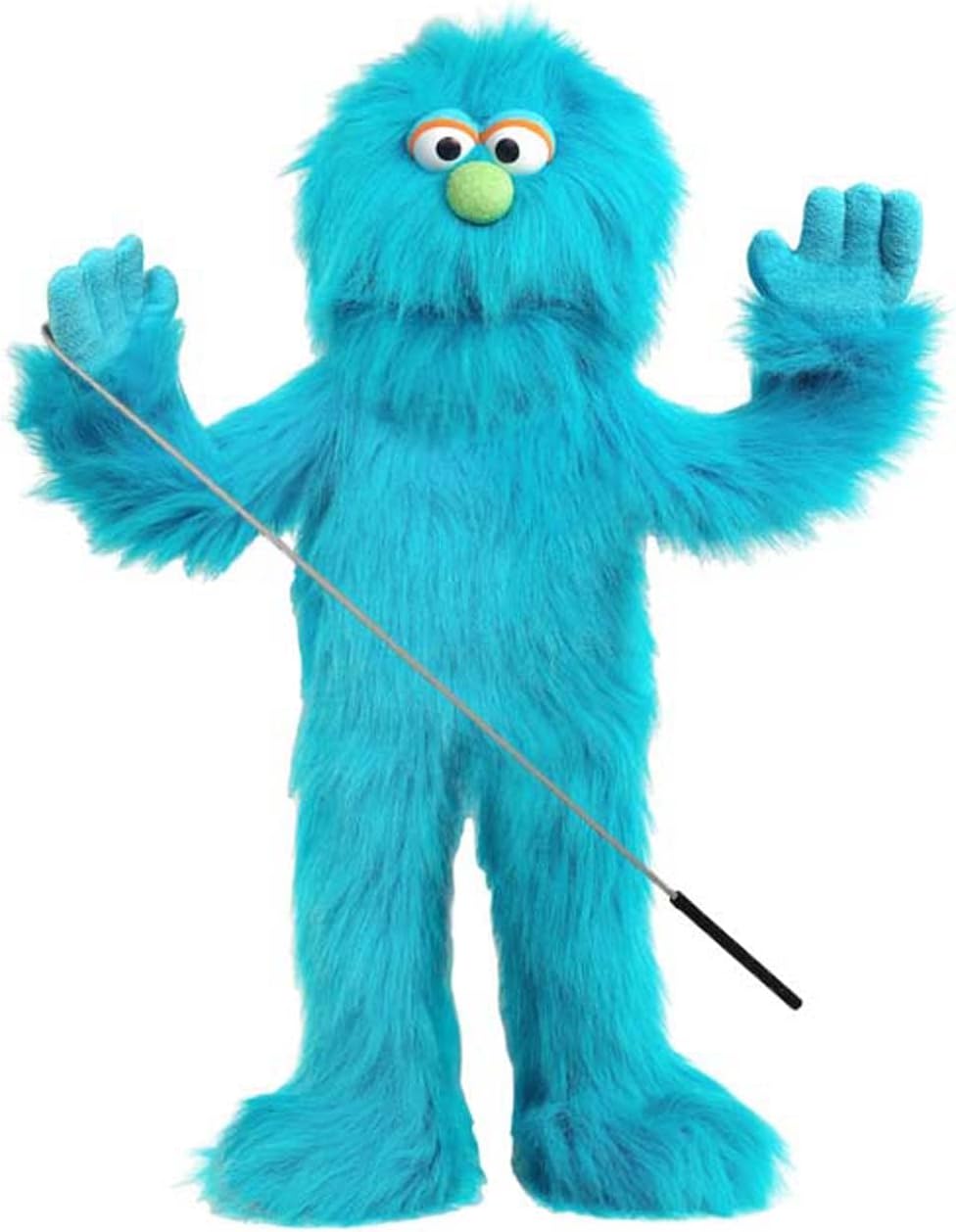 30" Blue Monster Puppet, Full Body Ventriloquist Style Puppet – Fun for Kids & Family