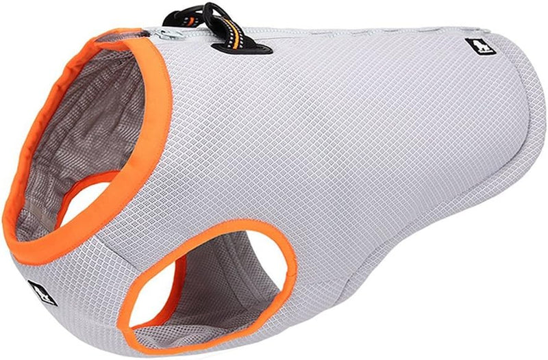 SGODA Dog Cooling Vest Harness Cooler Jacket Grey Green Large – Essentials for Dogs - X-small Chest 14.5-17.5" / grey with orange