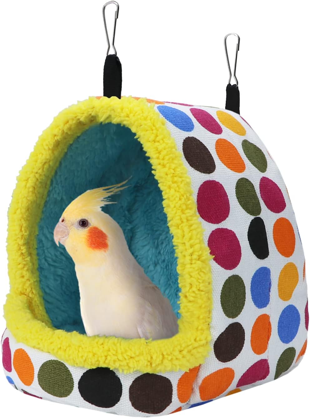 Litewoo Bird Hammock Winter Warm Parrot Nest Bed for Cage Accessory - Large
