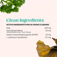 Fresh Dental Bites for Cats - Crunchy & Creamy Cat Dental Treats for Fresh Breath, Plaque + Tartar Control, Cleans Teeth + Gums, Daily Cat Oral Care (30 Day Supply)