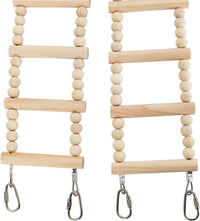 Bird Ladder Bridge, Wooden Pet Hamster Climbing & Swing Toys - 24 Steps - 53 × 3.14 Inch - image 4