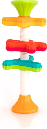 Fat Brain Toys MiniSpinny Travel-Friendly Spinning Textured Sensory