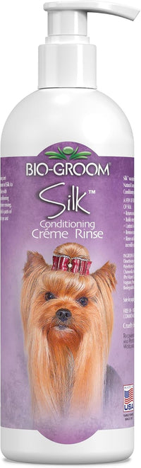 Bio-Groom Silk Creme Rinse Dog & Puppy Conditioner - 32 Fl Oz (Pack of 1)