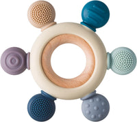 Baby Teething Toys Silicone Teethers BPA Free Silicone Rudder - Grey