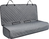 VIEWPETS Bench Car Seat Cover Protector, Waterproof Heavy-Duty - 49" L × 56" W / GREY