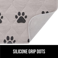 GORILLA GRIP Washable Puppy Pads, Slip Resistant Dog Crate Mat - 18" X 12" - image 4
