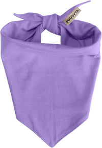 Premium Solid Olive Dog Bandana - Purple / Small