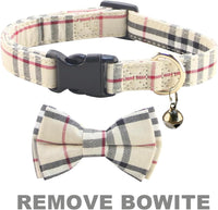 SuperBuddy Dog Collar, Adjustable Dog Collar with Bowtie - Large / mibai-1 - image 2