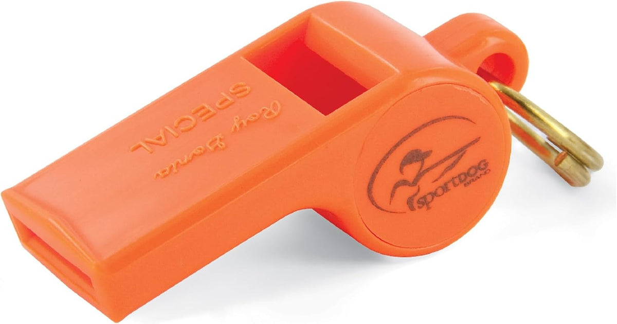 SportDOG Roy Gonia Special Whistle, Orange with Pea - With Pea (Pack of 12)