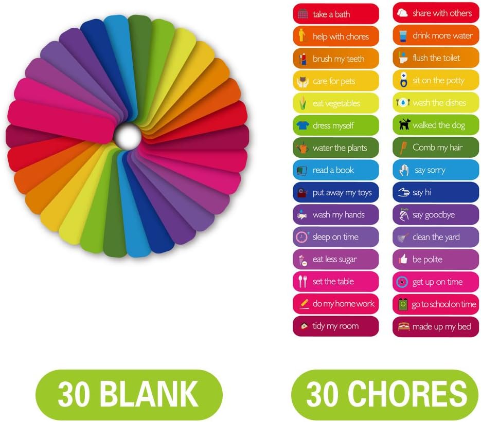 Magnetic Reward Behavior Star Chore Chart for One or Multiple Kids - Star Chart - image 2