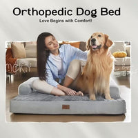 Small Dog Bed Waterproof Orthopedic Dog Beds for Medium Sized Dogs Comfy Pet Cat Bed with Sides, Washable Removable Cover